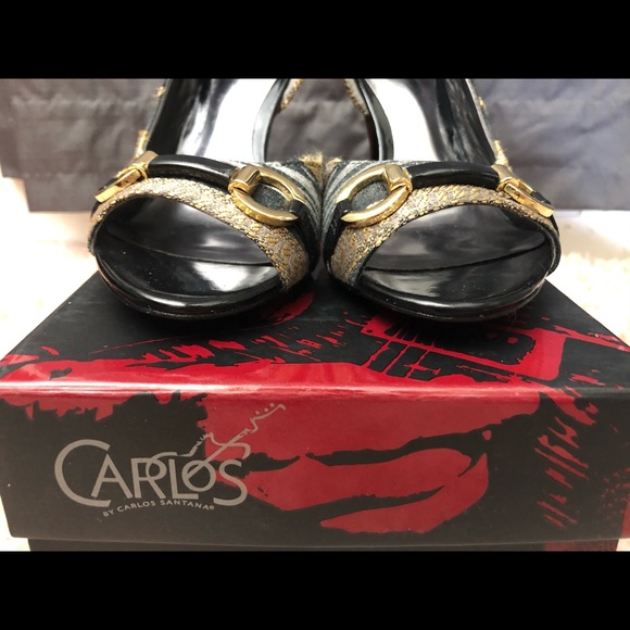 CARLOS SANTANA Roulette Peep-Toe Pumps - Picture 5 of 8